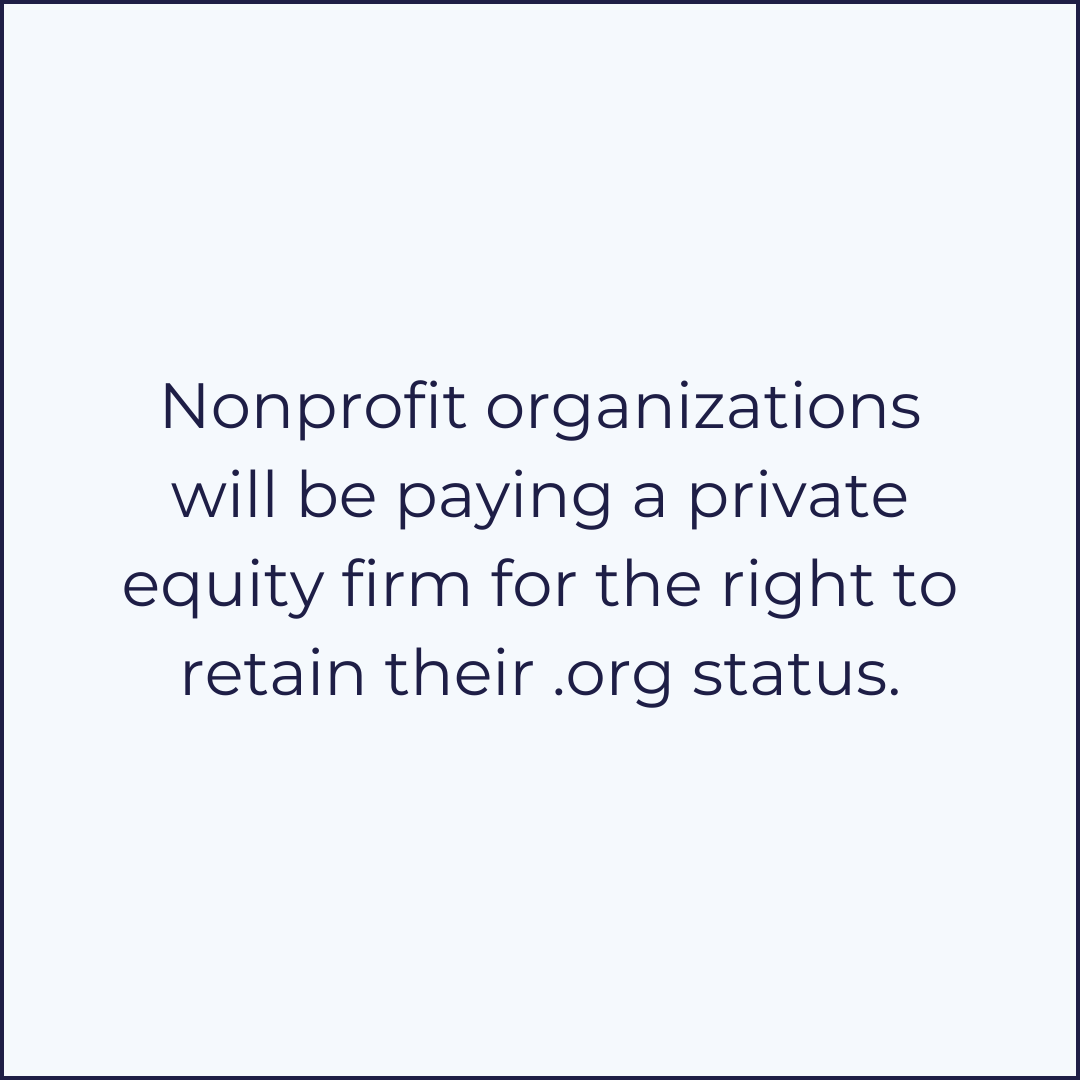 If they stick to their stated plan, it will mean more than $750 million diverted from the work of nonprofits.